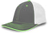 Pacific Headwear Trucker Flexfit® Cap, Size L/XL (404M), Color 'GraphiteWhiteNeonGreen'